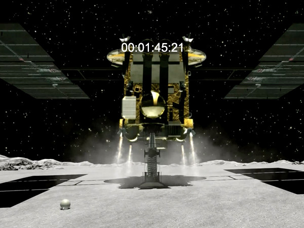 Touchdown to asteroid Ryugu by HAYABUSA2 spacecraft